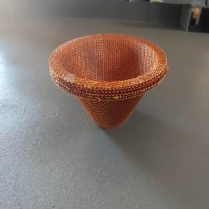 China 長持ちする液体過濾のためのキャップ形フィルターワイヤ網 保存期間3年 wholesale