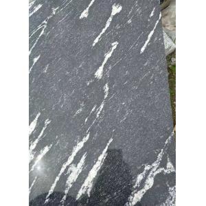 China Black Granite Stone Slabs Snow Grey Slab Tile Polished Sawn Flamed Corrosion Resistance supplier