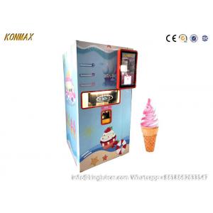 CE 32" Screen Popsicle Robot Ice Cream Vending Machine Steel Structure