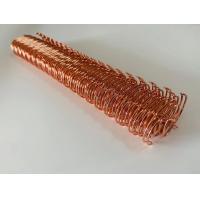 China A4 Notebook 5/8 Inch Wire Coil Binding Electroplating Glossy Nylon Coated on sale