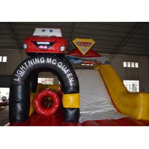 China inflatable kdis car toy bouncer jumping for sale supplier