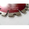 150mm Concrete Circular Saw Blade , Red Dry Diamond Blade 6 Inch for Reinforced