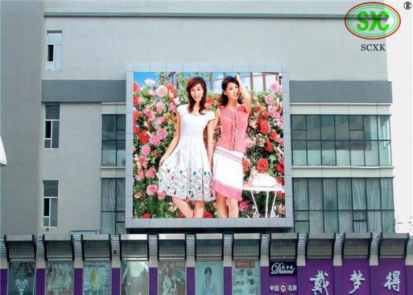 RGB Full Color Outdoor Electronic LED Video Screens Wall for Highway / Street