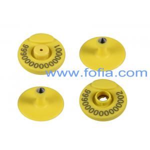 Customized Animal Electonic Rfid Ear Tags Smart ISO11784 For Cow