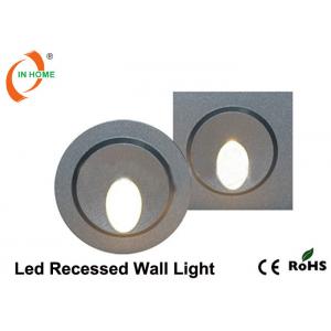 China High Power Single Color Recessed LED Wall Lights For Outdoor Stair / Step supplier