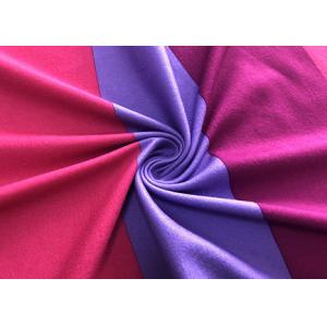China 170GSM Stretchy 92% Polyester Printing Fabric for Sports Wear Pink Purple supplier