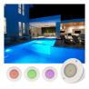 China Underwater Led Swimming Pool Lights Ip68 Waterproof Rgb Wifi Remote Control ABS PC Material ​Ultra Thin Type wholesale