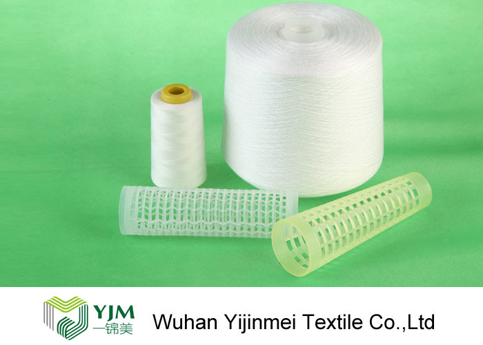 China 100% fils de couture lumineux de polyester de Dyeable de Vierge, 60/2 fil tourné par noyau de polyester wholesale
