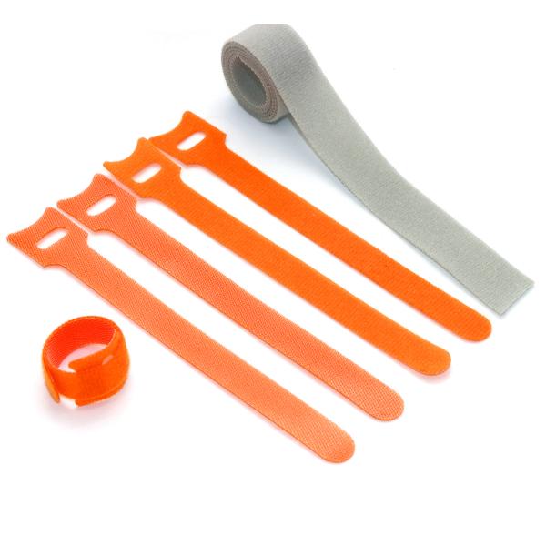 Brida de cable de velcro de 150 mm resistente a los rayos UV, personalizable para cable de carga