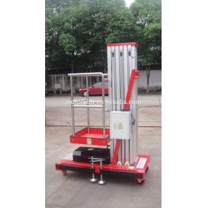 Aluminium Ladder Order Picker Forklift Electric Climbing Work Platform Single Mast