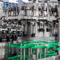 CSD Juice Beer Glass Bottle Filling Machine Purified Water Production Line 3500 ~ 4500BPH