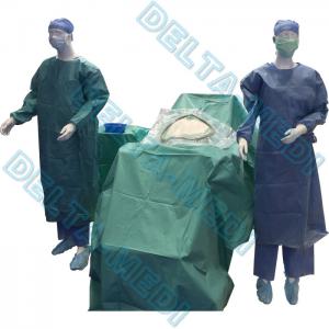 China Reinforced SBPP+PE / SMS / SMMS / SMMMS / SMF 20g - 60g C-Section Caesarean custom surgical packs ETO Sterilization wholesale