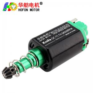 Hofon HF460SA-11340L Long shaft 11.1V 34000RPM DC Carbon brush Motor for AEG Water Bomb Toy Gun