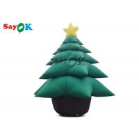 China 5m Inflatable Holiday Decorations Green Christmas Tree With Ornaments on sale