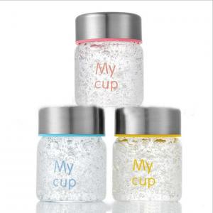 QZH ISO9001 Bird Nest Custom Printed Glass Jars Transparent Personalised 60*80mm