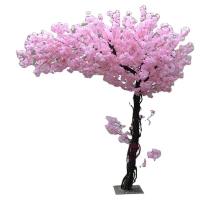 China Fiberglass Artificial Cherry Blossom Trees UV Stabilized 140cm Height Waterproof on sale