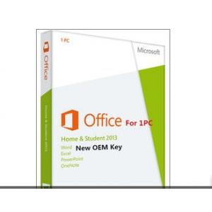 China Genuine Microsoft Office 2013 Product Key Activating Online For 1 PC supplier