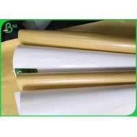 China FDA Safe 80gsm+10gsm White Or Brown PE Coated Paper For Packing Food on sale