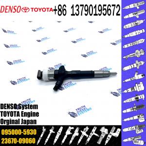 Common rail fuel injector 23670-09360 095000-874# 095000-593# 095000-738# 095000-7380 095000-5930 for 2.5 2KD more