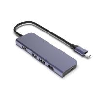 China Compact 5 Port Powered USB Hub HDMI PD USB 3.0 for MacBook USB C Laptops on sale