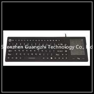 China Custom Printing Silicone Rubber Keyboard , Waterproof Usb Keyboard Ce Approvals supplier