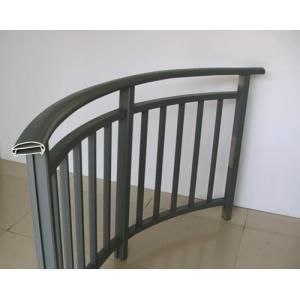 Powder Painted Aluminum Hand Railings / Balustrade For Buildings