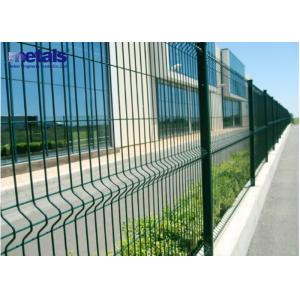 Powdercoated Wire Mesh Fence Panel Garden Fence Wire Green 2.5mm
