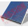 China 15 Tubes Heat Pipe Vacuum Tube Solar Collector Sloped Roof For Residential wholesale