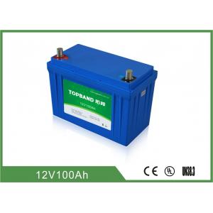 China Topband Lithium Phosphate Battery 12V 100Ah With High Larger Terminals supplier