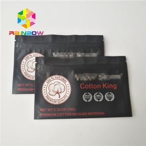 China Stand Up Zip Seal Bags For Facial Makeup Round Beauty Cotton Pads Fr-20181019-2 supplier