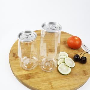 China 380ml Plastic Empty Container Bottles Diamond Shape For Cold Pressed Juices supplier