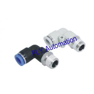 China PL Pisco Elbow One Touch Zinc Brass Compression R Thread Pneumatic Tube Fittings supplier