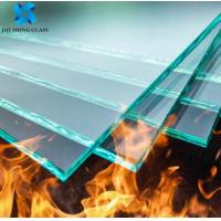 China Fireplace Special Glass 3mm - 19mm Fire Resistant Glass For Public Places on sale