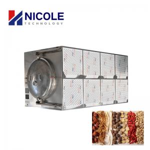 Industrial Microwave Vacuum Dryer Equipment PLC Control For Chemicals