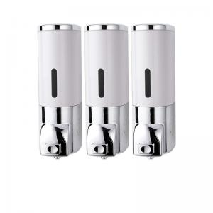 Restaurant Triple Soap Dispenser , 400ml*3 Wall Mounted Shower Dispenser XUYA