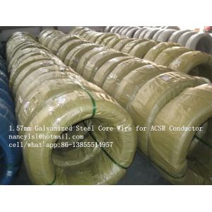 1.57mm High Tensile Galvanized Steel Wire for ACSR Conductor as per ASTM B 498 Class A