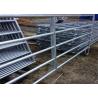Livestock galvanized cattle panels 2*2.1m portable gate panels silver color