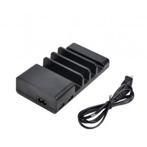 China 60W 4 Port Desktop Rapid USB Wall Charger / Tablet Charging Station For School supplier