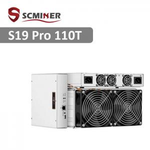 Durability Antminer S19 Pro 110t Asic Bitcoin Miner 3250W Cooling Technology