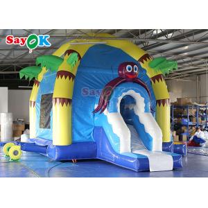 Colorful Inflatable Bounce House Water Slide Combo Commercial Inflatable Bouncy House