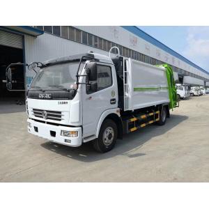 China 5 Ton Rear Loading Garbage Compactor Truck 4 X 2 Dongfeng 120hp 5CBM supplier