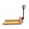 China Yellow Color Hydraulic Pallet Truck / Manual Forklift Trolley For Warehouse wholesale