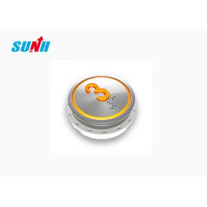 China Round Shape Elevator Call Button , Anti Static Braille Lift Buttons supplier