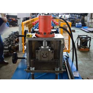 12 Rollers Steel T Post Stud And Track Roll Forming Machine With Hydraulic Punching Holes