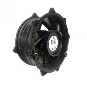 48VDC Round Fan Tubeaxial THD2348MU-00 240mm Dia Ball 915.0 CFM With 4 Wire Leads