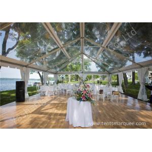 China Pretty Transparent Cover Outdoor Wedding Reception Marquee Solid Anodized Aluminum Profile supplier