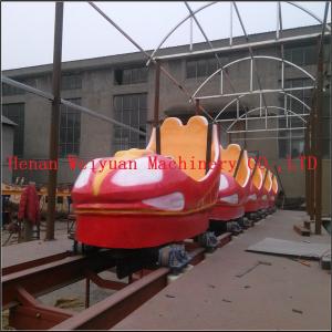 China 6 cars 12 seats Playground Kiddy Rides Motorless Slide Dragon Train Ride supplier