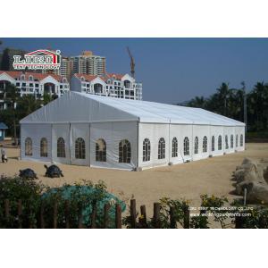 Wind Resistant Outdoor White Aluminum Wedding Canopy For Wedding Reception 20 X 25  Tent