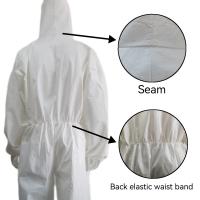 China Affordable Microporous Film Disposable Protective Suit Waterproof Breathable Coveralls on sale