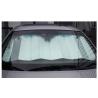 Silver Accordion Sunshade Custom Car Window Shades / Windscreen Sun Shade